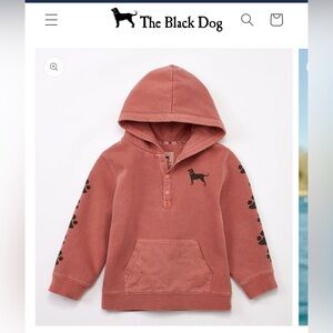 Black Dog Lil Kids Classic Hoodie Sweatshirt: Size 18 months